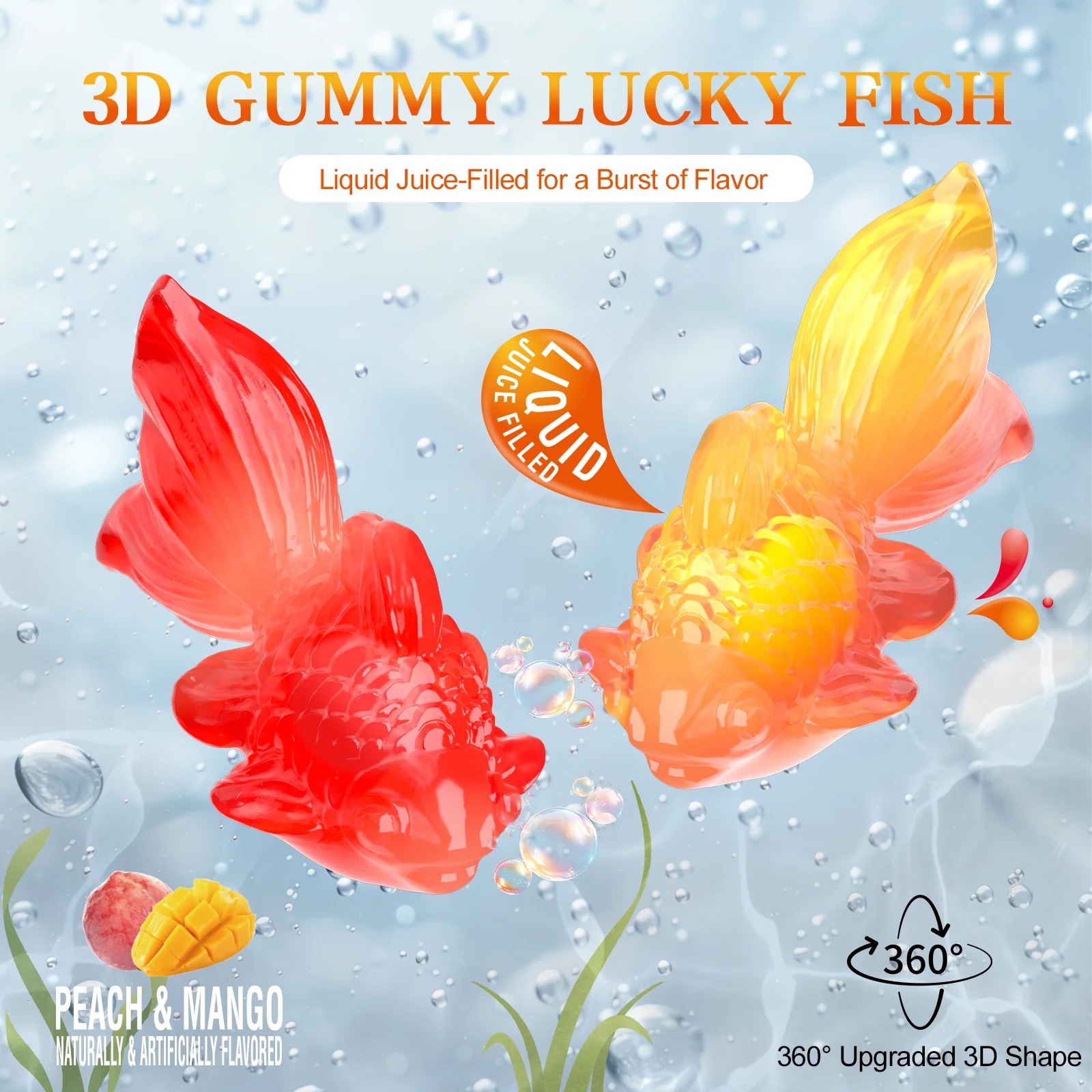 4D Lucky Fish Gummies